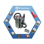 מכונת ניקוי סיבים בלייזר כף יד 50W הסרת חלודה צבע